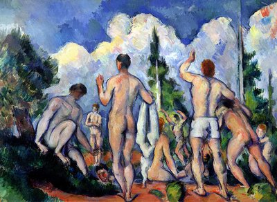 Les Baigneuses, c.1890-92 - Paul Cézanne